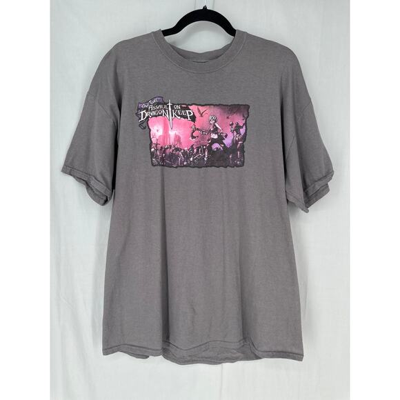 Borderlands 2 Shirt Mens XL Gray Tiny Tinas Assault On Dragon Keep Video Gamer - Picture 1 of 6